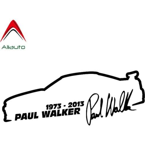Aliauto Fashion Car Sticker Paul Walker Fast & Furious Auto Styling Vinyl Decal for Mini Cooper Kia Rio Passat B6 Lada,13cm*5cm