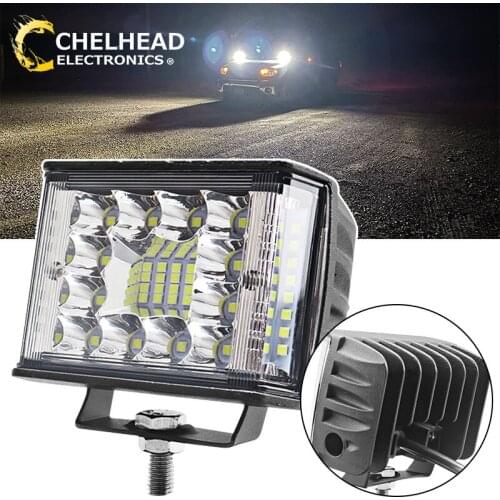 25W Led Cube Pods Work Light Bar DRL Led Driving Lights Flood Spot Combo Beam 6000K 12V 24V for Off road 4x4 SUV ATV Moto