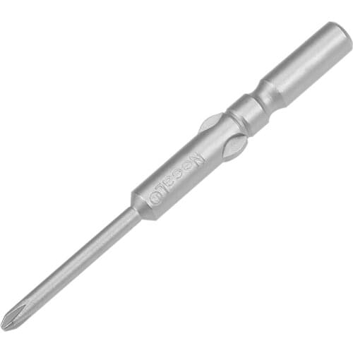 Uxcell 15pcs Phillips Bits 5mm Round Shank 60mm Length Cross 2.5PH0 Magnetic Screw Driver S2 Screwdriver Bit