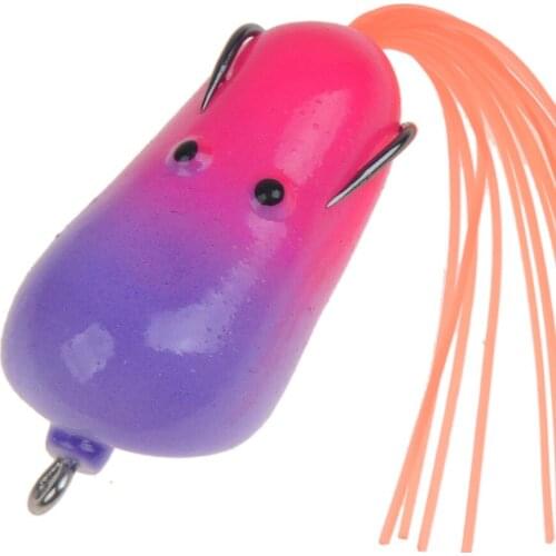 1pcs Quality Whopper Plopper 50mm/7.8g Top Water Popper Fishing Lure Hard Bait Wobblers Rotating Soft Tail Fishing Tackle