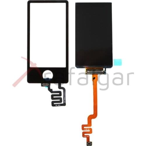 For Apple iPod Nano 7 LCD Display Nova7 Touch Screen Digitizer Glass Panel For iPod Nano 7 LCD Nano7 TouchScreen Replacement