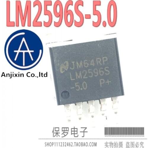 10pcs 100% orginal new voltage regulator buck LM2596S-5.0 TO-263-5 LM2596S real stock