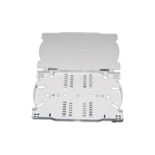 10 Pieces 24 Cords Optical Fiber Splice Tray FTTH Fusion Tray with Cover used in Fiber Closure,Distribution Box