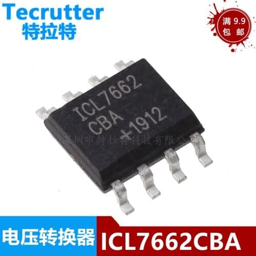 10pcs/lot ICL7662CBA SOP-8 ICL7662 SOP8 ICL7662CBA+T SOP8 In Stock