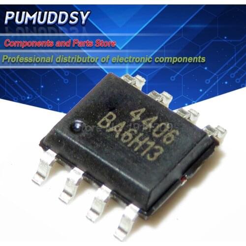 100PCS AO4406A AO4406 4406A 4406 SOP laptop chip new and