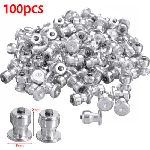 100pcs winter wheel lugs car tire bolts snow tires wheel tire chain bolts for Shoes ATV Car Motorcycle Tire 8x10mm