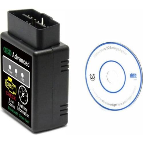 Car Auto Diagnostic Scanner Tool Interface Adapter OBD2 HH OBD ELM327 V1.5 Bluetooth OBD2 CAN BUS Check Engine For Android PC