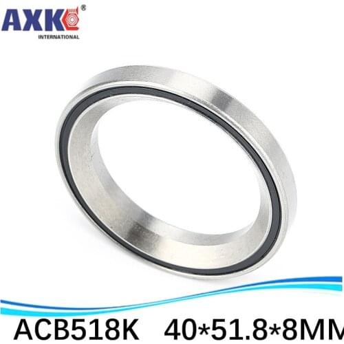 Free shipping 1-1/2" 1.5" 38.1mm bicycle headset bearing TH-073, ACB518K, TK518B ( 40x51.8x8mm, 36/45) repair bearing
