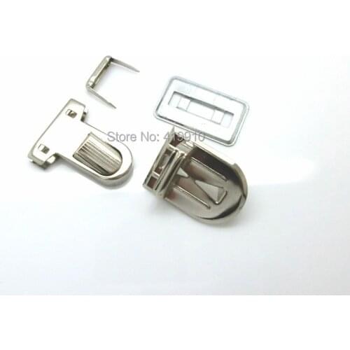 Free Shipping-10 Sets Silver Tone Handbag Bag Accessories Purse Snap Clasps/ Closure Lock 30x22mm 29x18mm 31x25mm,15x14mm J1819