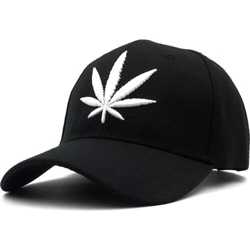 3D Embroidery weed Cap Fahion Brand Hip Hop Men Women Baseball Caps 2019 Snapback Hats Street Dance Cap Adjustable Bone