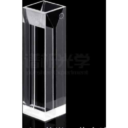 Cuvette Quartz Spectrophotometer Transparent UV Acid and alkali resistantlight10mm 350ul Slit 1mm BSM10mm-350ul-Q 2PCS