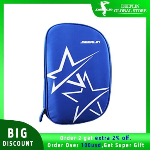 Deeplin Table Tennis Rackets Bag for Training Professional Ping Pong Case Set Tenis de Mesa