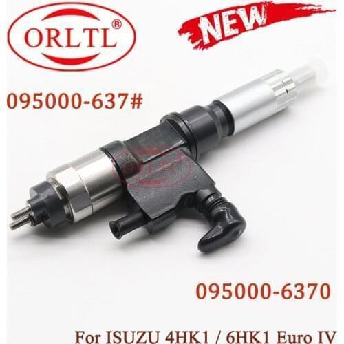 095000-6370 NEW DIESEL COMMON RAIL CR FUEL INJECTOR 095000-6371 095000-6376 8-97609789-0 8-97609789-6 For ISUZU 4HK1 6HK1 Euro 4