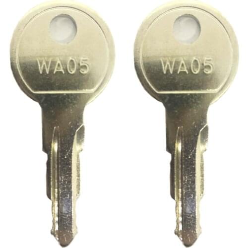 2pc key For Terex WA05 Equipment Ignition Start Starter Keys