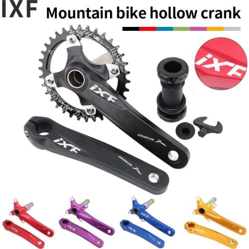 IXF Bicycle Crank Set 104 BCD CNC Untralight Crank Arm MTB/Road Bicycle Crankset With BB Crank for Bicycle Accessories Bike Part