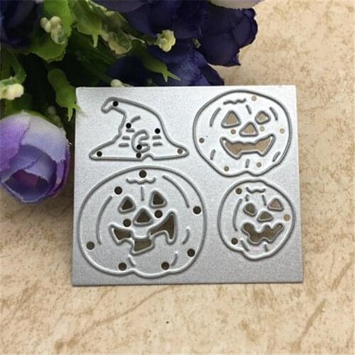 Halloween witch pumpkin Metal Cutting Dies Stencil Scrapbooking Photo Album Card Paper Embossing Craft DIY