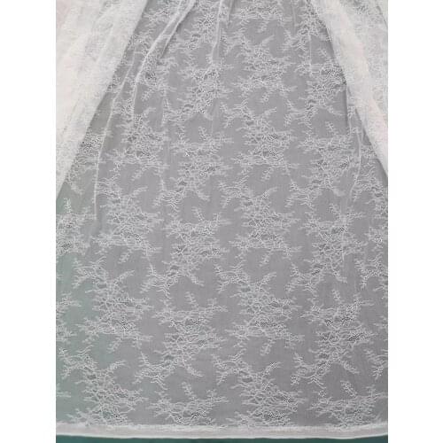 New Fashion Garment Soft French Lace Higher Quality Chantilly Lace Tulle For Wedding Dress