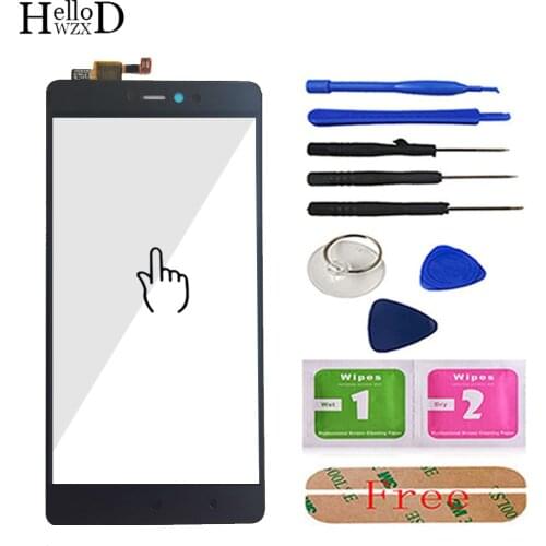 Touch Screen Panel For Xiaomi mi4i Xiaomi 4i Touch Screen 100% NEW Touch Digitizer Lens Sensor Outer Glass Panel Tools Adhesive