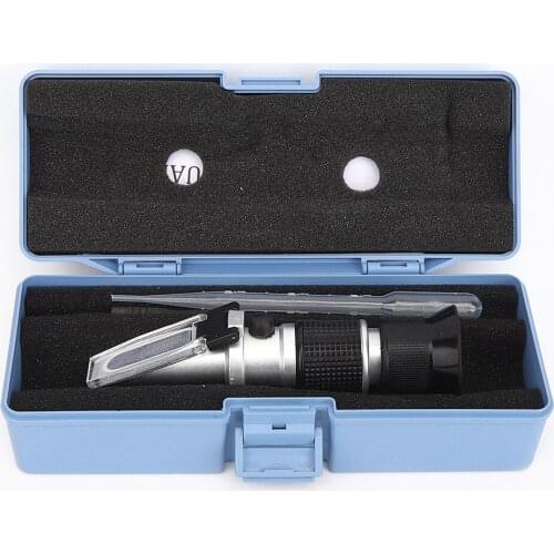 Handheld Optical Refractometer Concentration Meter Brix Tester 0-90% for Automatic Temperature Compensation Refractometer