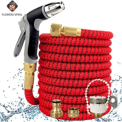Garden Hose Drip Watering Water Gun Lawn Watering Extensible Watering Hose Greenhouse Drip Irrigation Hose Reel Garden Tools New