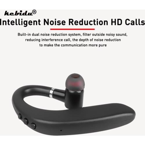 Noise Reduction HD Call Stereo Woofer Headphones Ear Hook 90mAh Bluetooth Wireless Earphones Driving Handsfree With Microphone
