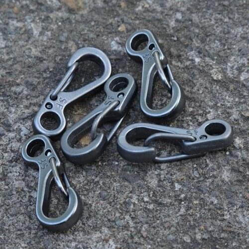 10pcs D-Ring Strong Carabiner Snap Outdoor Gear Clip Hook Safety Buckle Rappel
