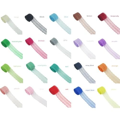 10yards/lot 4.5cm wide Polyester lace wedding decoration dress accessories DIY material gift packing supplies