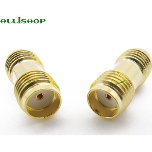 100Pcs SMA Jack Adapter SMA Female to SMA Female RF Coax Adapter Convertor Goldplated Connector SMA Jack to SMA Jack RF Adapter