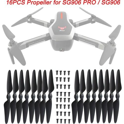 16PCS SG906 PRO/ SG906 Propeller Main Blade Paddles GPS Drone Quadcopter Propeller Rotor Accessory