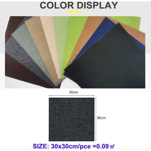 8/16Pcs Self-adhesive Splicing Floor Mat Non Slip Removable Self-Priming Patchwork Rugs Kid Playmat Living Room Bedroom Carpet