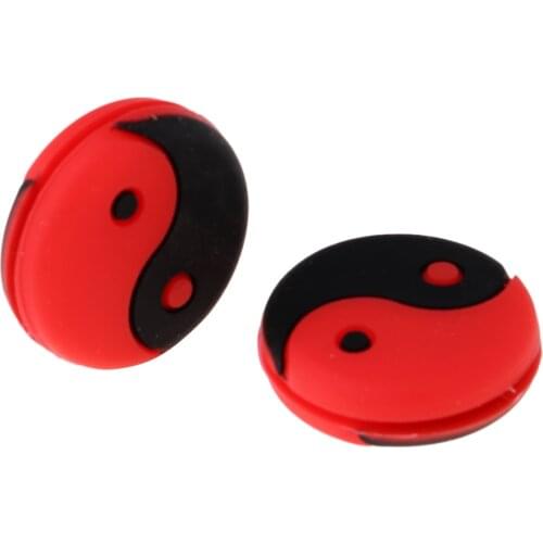 2 Pieces Tai Chi Tennis Racquet Shock Absorber Vibration Dampeners Damper