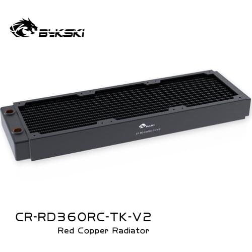 Bykski CR-RD360RC-Tk-V2 360mm High Performance Double Row Copper Radiator Heat Exchanger