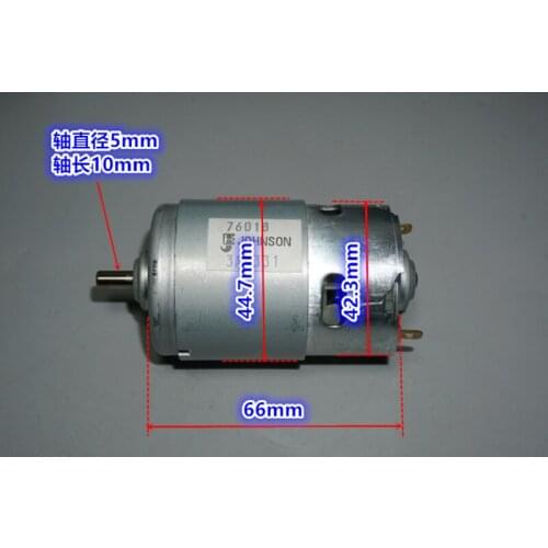 JOHNSON 76018 RS-775 DC Motor 5V-12V 19000RPM High Speed High Power Electric Motor For Drill Garden Tool