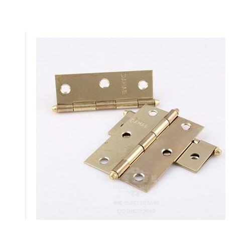 Hardware supplies Hinges Furniture Accessories Jewelry Boxes Hinge Furniture Fittings copper plating 60mm*41mm*1.0mm