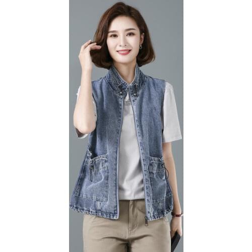 Kcoors Women's Denim Vests