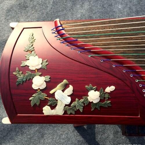 Mahogany Jade Carving Rosewood Professional Guzheng