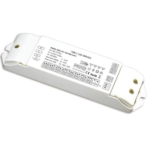 New DALI Intelligent Dimming Driver,AC100V-240V Input;200mA-900mA 25W Output;Push Dim Constant Current UL Dimmable Power Drive