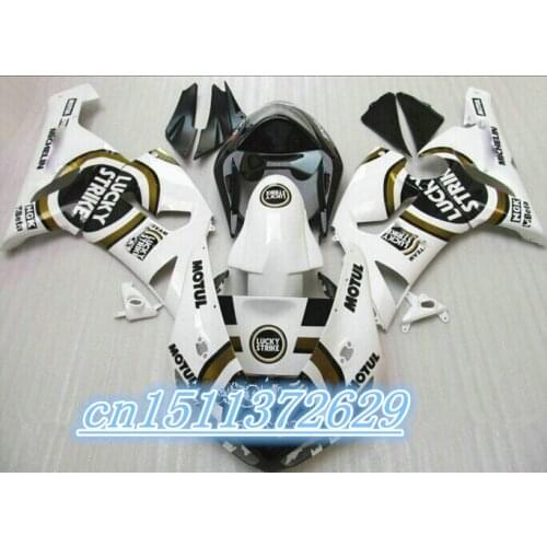 Bo LUCKY STRIKE fairing kit FOR KAWASAKI NINJA ZX 6R 636 05 06 ZX-6R 05-06 ZX6R 2005 2006 ZX 6R 05 06 fairings white black