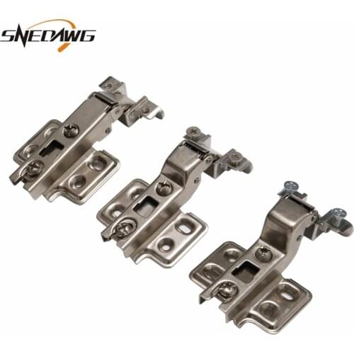 No-Drilling Furniture Hinge Fit Metal or Aluminum Alloy Door Hinge 82x52mm Furniture Cabinet Cupboard Hardware Hinge