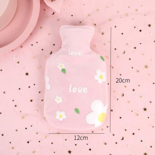 Plush Hot Water Bottle Water Injection Explosion-Proof Mini Cute Hand Warmer Female Warm Student Warm Water Bag STTA889