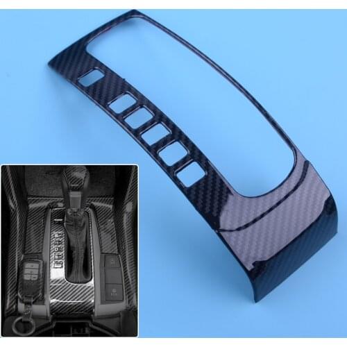 DWCX ABS Carbon Fiber Style Car Gear Shift Box Panel Cover Mouldings Trim Fit for Honda Civic 10th 2016 2017 2018