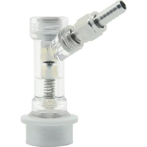 Ball Lock Gas Disconnect with Check Valve Corny Keg Gas Disconnect Check Valve Mfl 1/4 for Home Brewing Cornelius