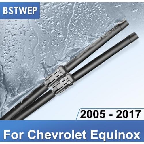 BSTWEP Wiper Blades for Chevrolet Equinox 24"&19" Fit Hook / Push Button Arms 2005 - 2017