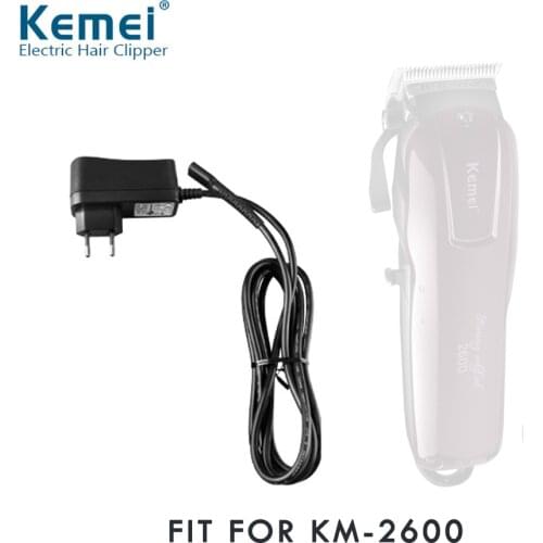 Replacement Kemei Charger For KM-2600 Cable Electric Razor hair clipper Trimmer Powerful Hair Shaving Machine Hair Cutting Tool