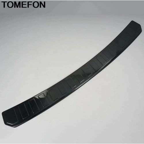 TOMEFON For Subaru Forester SK 2018 2019 2020 Trunk Outer Rear Tail Box Bumper Pedal Plate Panel Cover Trim Stainless Steel