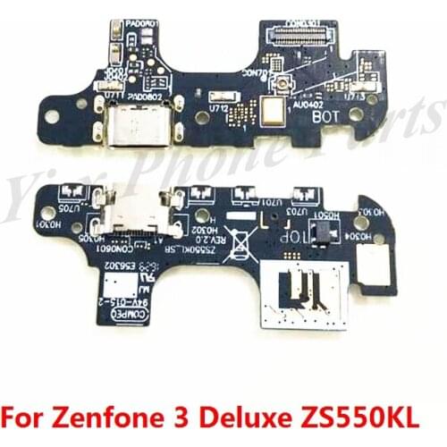 New USB Dock Charging Port Connector Flex Cable For Asus Zenfone 3 Deluxe ZS550KL USB charger Replacement Parts