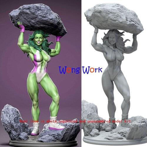 Wong Work Unpainted 1/8 Scale 27.7cmH 3D Printing Unassembled Garage Kits GK Model Kit Figure Statue Hollow TZ-210710-16
