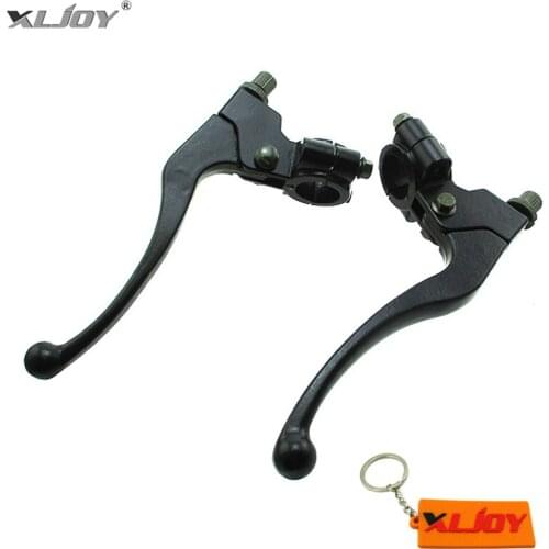 XLJOY 7/8'' Left Right Clutch Brake Handle Levers Perch For XR80 XR100 CRF80 CRF100 Pit Dirt Motor Bike Motocross Motorcycle