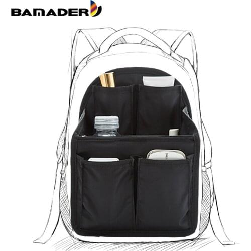 BAMADER Outdoor Women Cosmetic Bag Backpack Women Liner Bag Travel Purse Insert Organizer Portable Storage Organize Bag in Bag