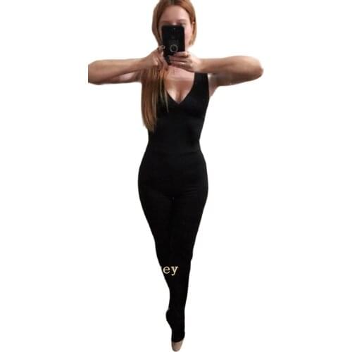 Lycra Spandex Fitness Sport Suit Women sexy Tracksuit Yoga Backless Gym Running Sportswear Leggings Tight Jumpsuits
